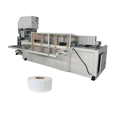Automatyczna Maxi Toilet Paper Tissue Roll Band Saw Cutting Machine Duża średnica 150-300mm regulowana