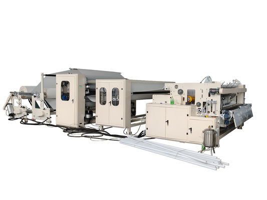 Wysokiej prędkości Toilet Paper Roll Kuchni ręcznik Maszyna do zwinięcia z powrotem Tissue Paper Making Machine Toilet Paper Manufacturing Machine