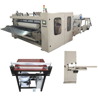 Łatwa obsługa Małe Mini Center Pull Toilet Tissue Paper Roll Machine Linia produkcyjna