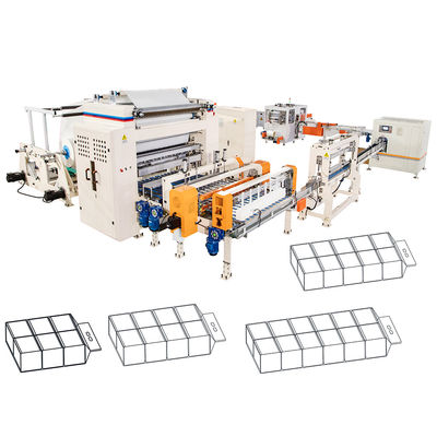 Najnowszy 1/2 Fold Soft Bag Pack Maszyna do papieru do tkanek twarzy Linia produkcyjna