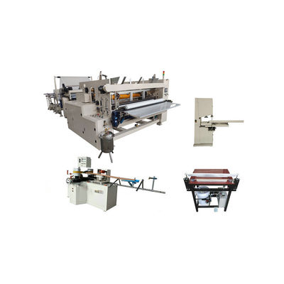 Drewniana paleta PLC Mała maszyna do produkcji papieru bibułkowego Bezrdzeniowa